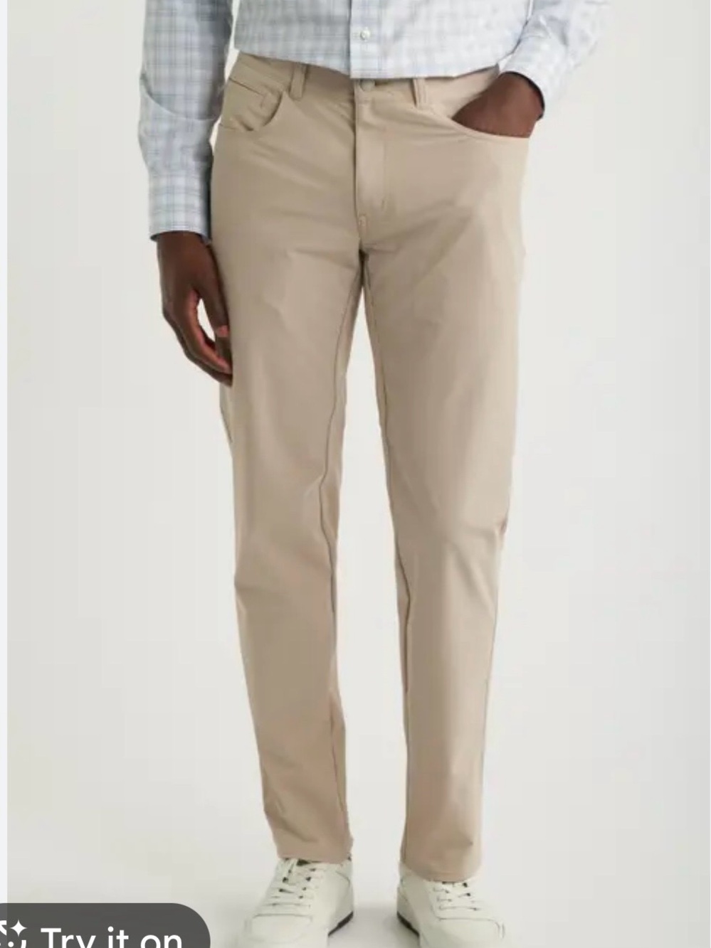 Peter Millar Men's Khaki Golf Pants Size 42x30 Performance Stretch Beige